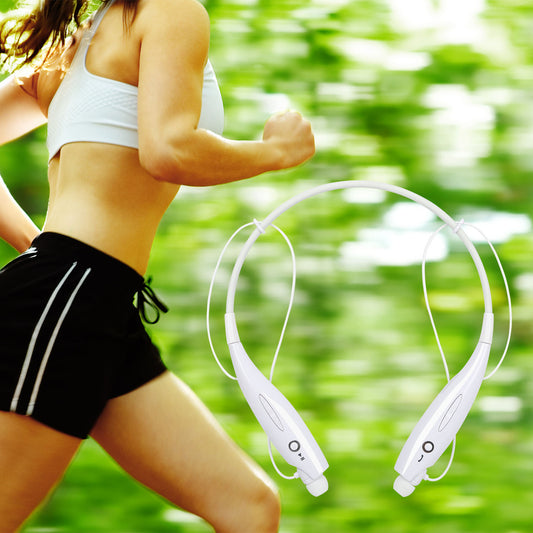 . Wireless Sport Neckband Headphones with Vibrate Call Alert & Number Broadcast