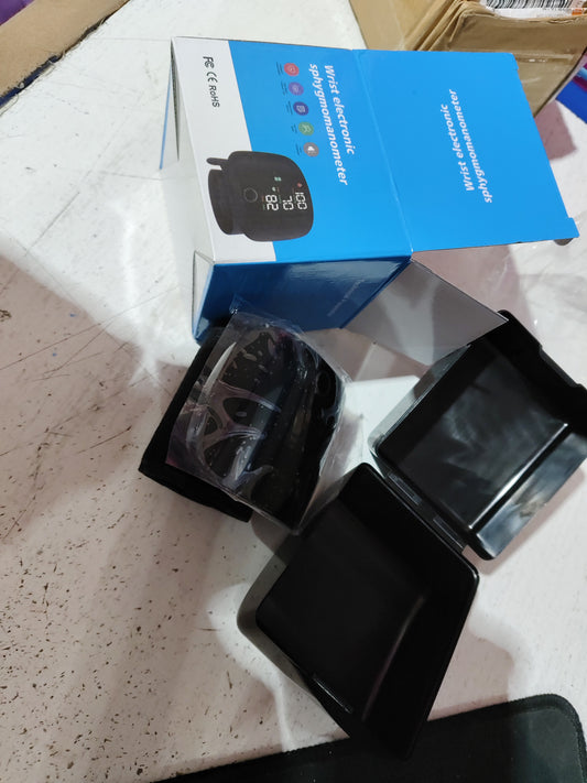 Wrist Blood Pressure Monitor | Rechargeable Automatic Digital Cuff for Home Use & Heart Rate Monitoring