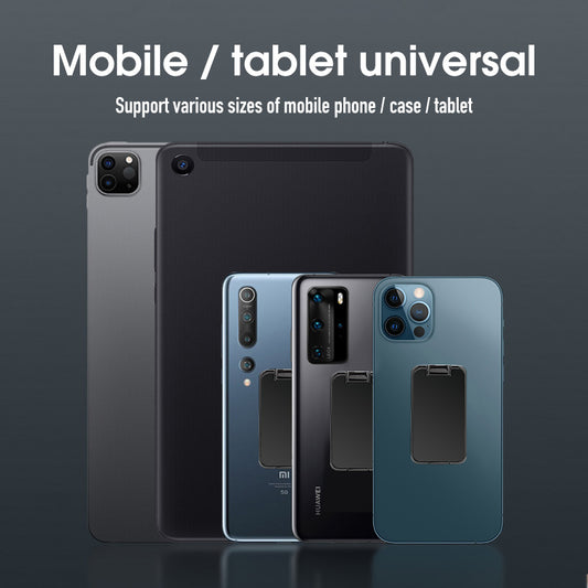 ১. 3-in-1 Foldable Phone Ring Holder - Slim Magnetic Kickstand & Desk Mount