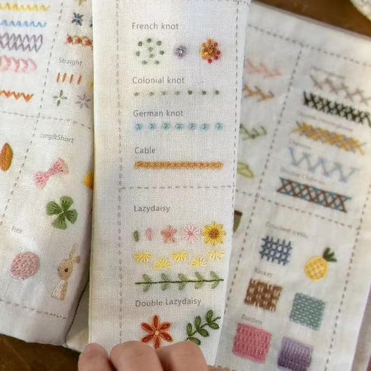 Premium DIY Embroidery Linen Book Kit