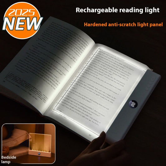 Ultra-Slim LED Tablet Reading Light - Rechargeable & Eye-Care Design