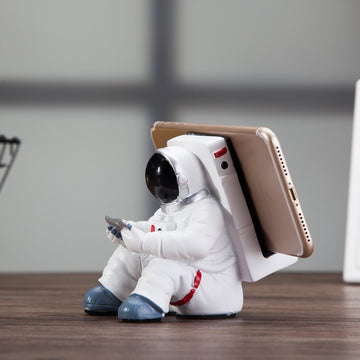 Creative Astronaut Phone Stand - Spaceman Desk Decor & Cell Phone Holder