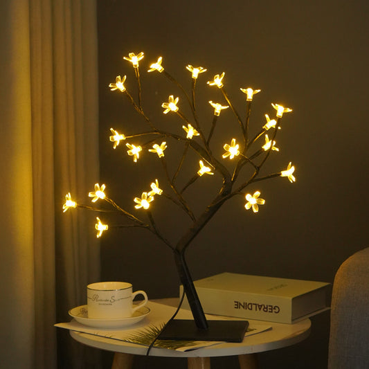 Fiber Optic Flower Night Light | Color Changing LED Flower Lamp for Room Decor & Holiday Gifts