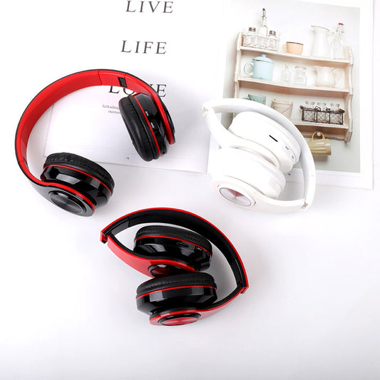 LED Wireless Bluetooth Headphones - Foldable Gaming Headset with Breathing Lights