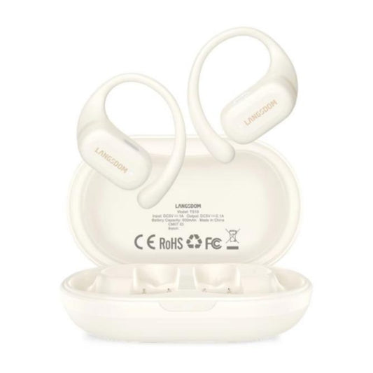 Open-Ear Bone Conduction Wireless Earbuds - Bluetooth 5.3 Sport Headphones