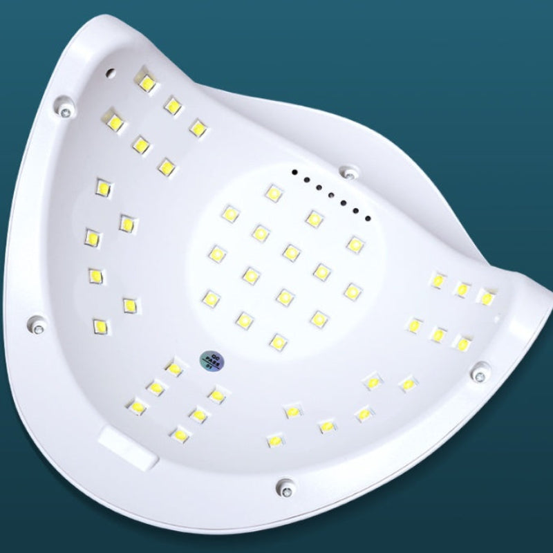 LED light fixture with a dark blue background