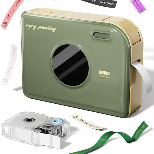  Portable Bluetooth label maker – inkless thermal sticker printer for home and office