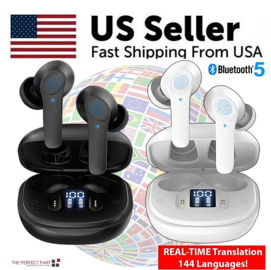 AI Smart Translator Earbuds - Real-Time Voice Translation in 144 Languages