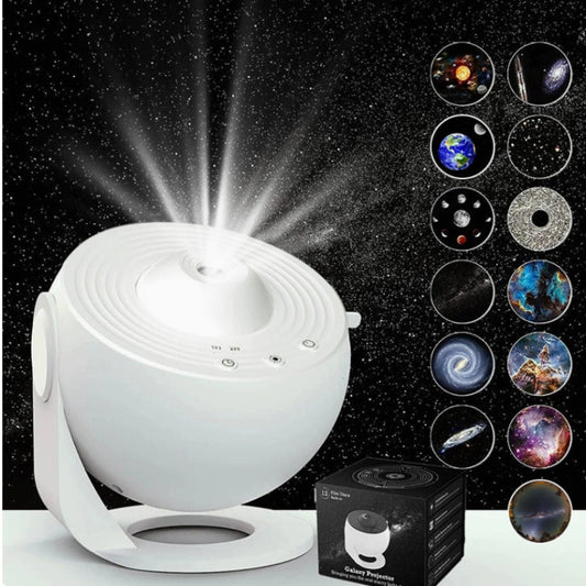 Galaxy Projector Starry Sky Night Light – 360° Rotating Planetarium Lamp for Bedroom