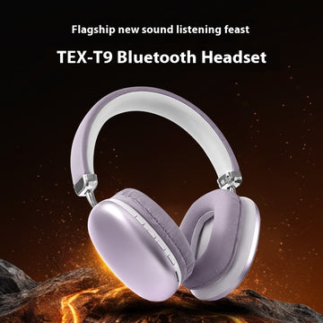 TEX-T9 Wireless Bluetooth Headphones - Hi-Fi Over-Ear Headset with Comfort Cushions