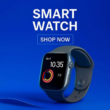 Smartwatch with modern design and fitness tracking features